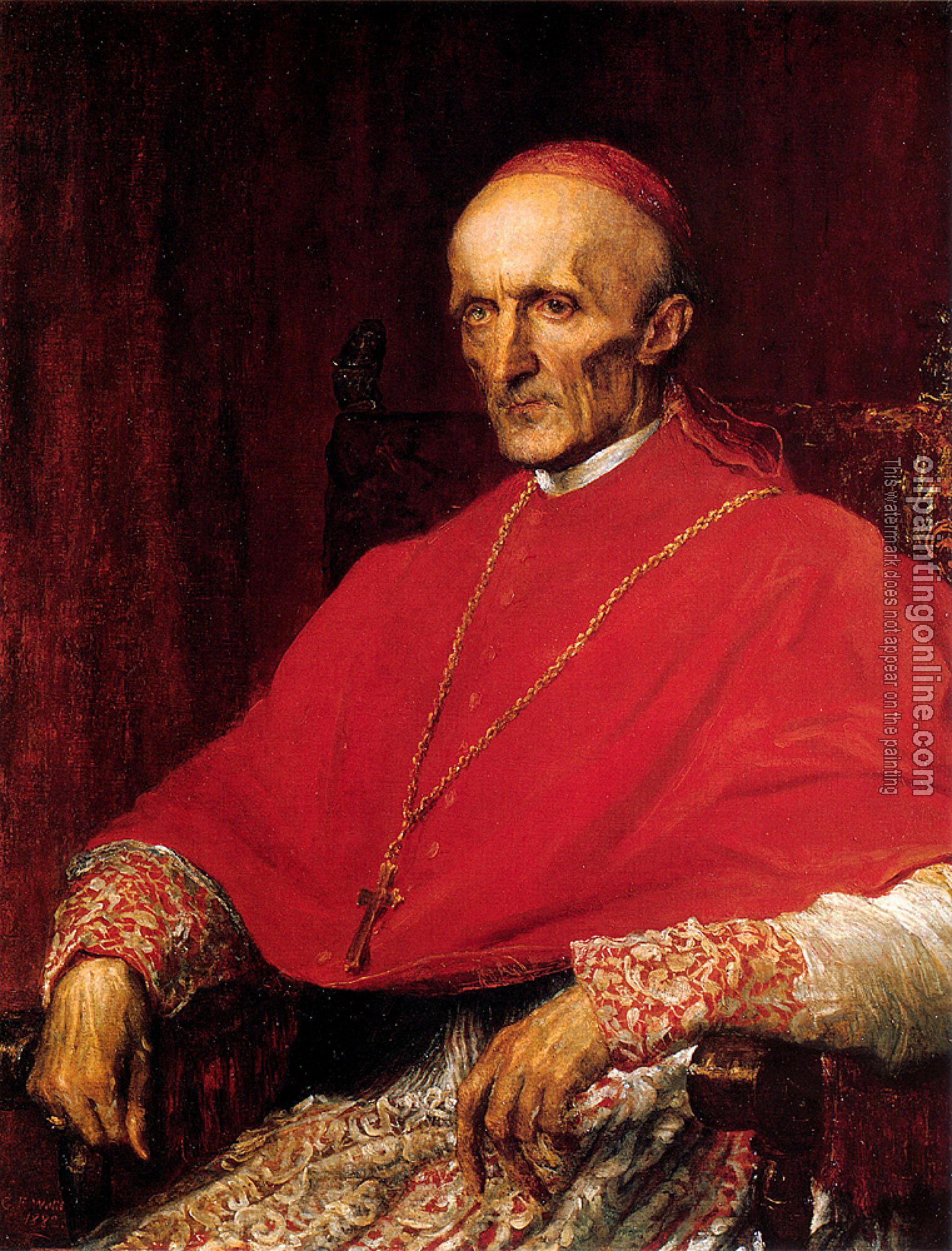 Watts, George Frederick - G F Cardinal Manning